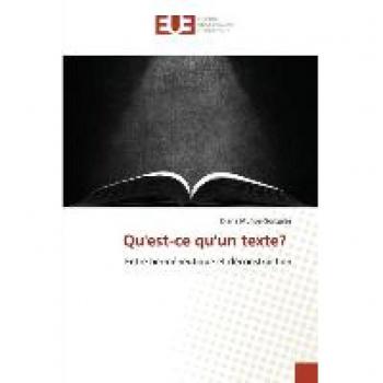 Qu'est-ce qu'un texte?: Entre herméneutique et déconstruction