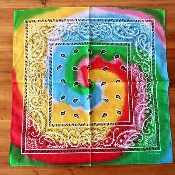 Farbenfrohes Paisley-Taschentuch