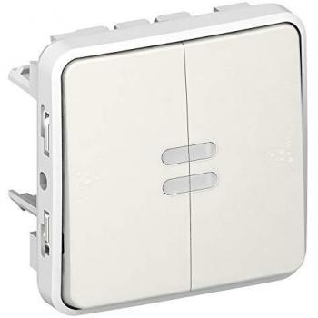 Conmutador Dual Brillante LEGRAND