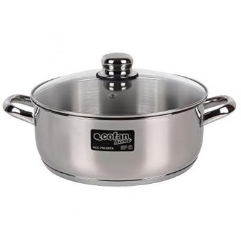 Cacerola Cofan Polenta con Tapa de Vidrio Ø260 mm
