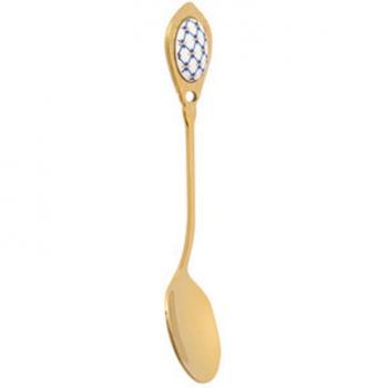 Cucharas de Postre con Detalle Oro