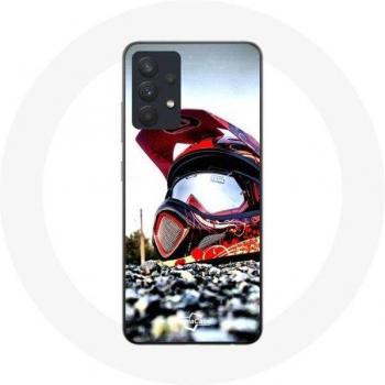 Hülle für Samsung Galaxy A13 5G Motocross Helm