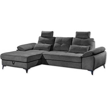 ED EXCITING DESIGN Ecksofa Auckland, mit Schlaffunktion & Bettkasten