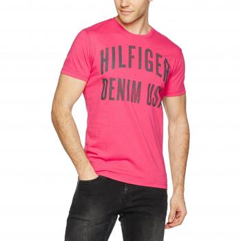Camiseta de Tirantes Hilfiger Denim Thdm Basic Cn, Hombre, Rosa