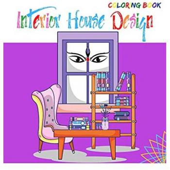 Gray, Kieran: Interior House Design Coloring Book