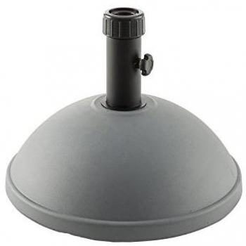 Pied de parasol domé Hespéride – 25 kg, gris