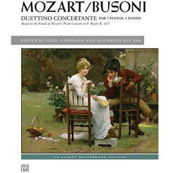 Mozart/Busoni: Duettino concertante: Based on the Finale of Mozart's Piano Concerto in F Major, K. 459