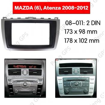 Marco Adaptador Radio Estéreo 2 DIN MAZDA (6) Atenza para Audio Fascias FI