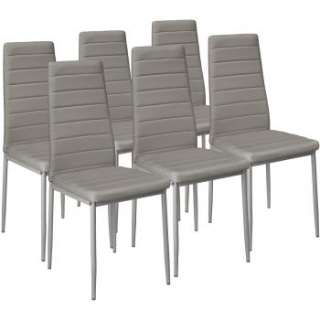 TecTake Set di sedie per sala da pranzo 41x45x98,5cm
