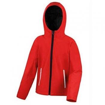 Performance Soft Shell Jacket for Boys, 11–12 Years, Red/Black