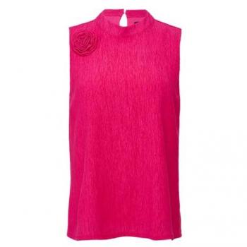 S.Oliver BLACK LABEL Strukturierte Bluse mit Schmuck-Detail