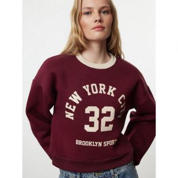 Trendyol Unifarbenes Sweatshirt für Damen