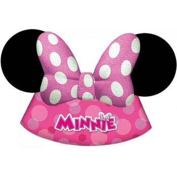 Chapeaux de fête Minnie Mouse (lot de 6)