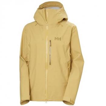 Helly Hansen Women's Verglas Backcountry Shell Jacket (Beige), size M