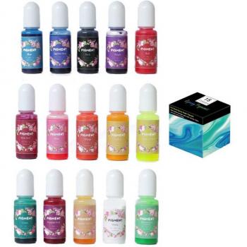18 Colors Non-Toxic Epoxy Resin Dye 0.35oz