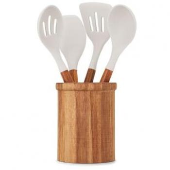 Griglia Livoo: 4 Utensili + Pentola – Design Grigio