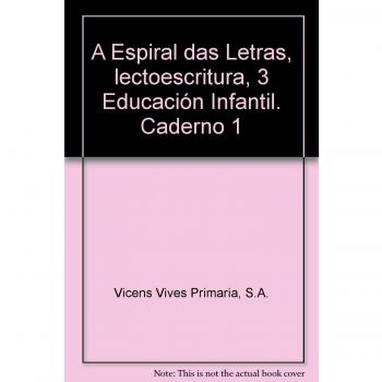 A espiral das letras.Lectoescritura 1 (Tapa blanda).