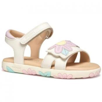 Sandálias Geox Haiti Girl Branco Modelo J C0406