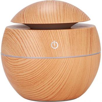 Ätherisches Öl Diffusor mit Holzmaserung und USB-Stromversorgung