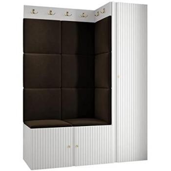 Set ingresso bianco e marrone Hartford 385