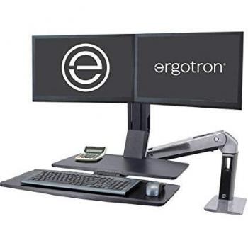 Ergotron WorkFit 24‑316‑026 Monitor Stand – Black Edition