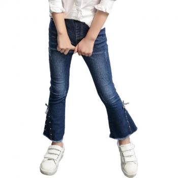 Pantalón Mezclilla Infantil Estilo Coreano