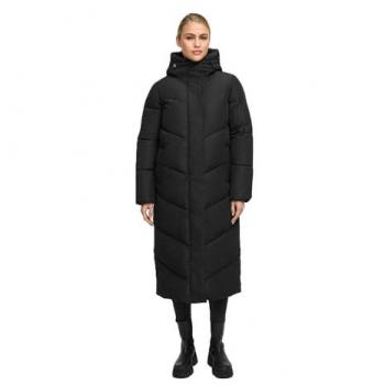 Marikoo Wintermantel Ranjaa XVI – Damen, Schwarz, 4XL Daunen‑Jacke