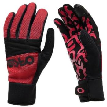 Oakley PilotCore Glove – Pure Black & Red, Size L