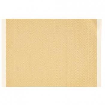 Tableau de nappe tissé bord jaune, 45 cm × 30 cm