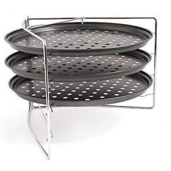 Non-Stick Pizza Pans Trio – Chef Pomodoro Edition
