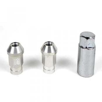 OMP SpeedSET 20 Tuercas M12X1.5 40MM Plata Aluminio