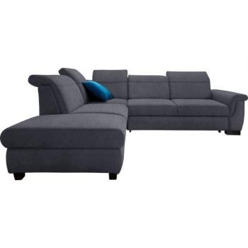 Ecksofa Sully L‑Form Luxus‑Microfaser – wahlweise als Schlafsessel