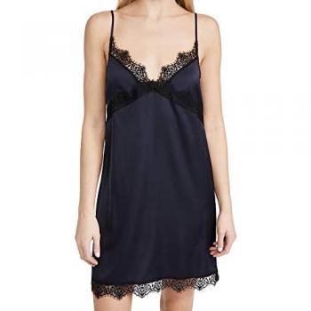 Silk Lace Chemise with Satin Trim – Simone Perele