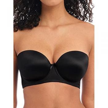 Freya 28F Black Deco Strapless Molded Bra – Polyamide