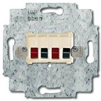 Prise de raccordement stéréo métallique Busch‑Jaeger 0248/02‑101