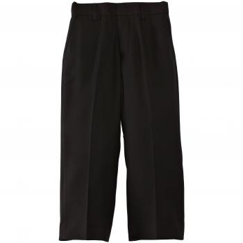 Trutex Youth Elastic‑Back Boys' Classic Cut Trousers – Black – 7 Years