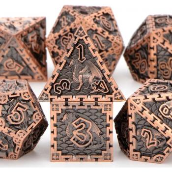 Jeu de dés D&D 7 pièces
