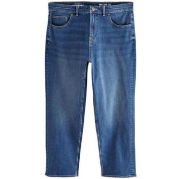 Next Blue Relaxed Fit Jeans mit authentischem Look