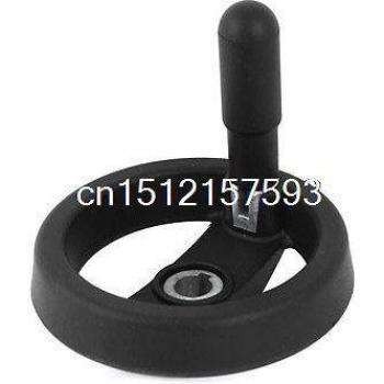 Black Spoked Hand Wheel 12mm x 95mm for Milling Machines