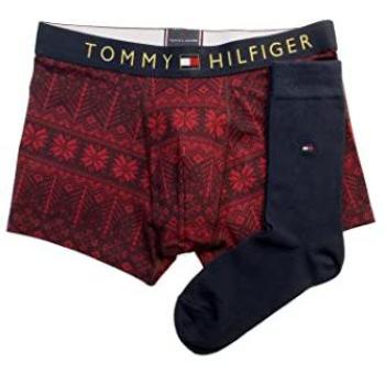 Conjunto de Trunks y Calcetines Tommy Hilfiger para Hombre en Color Rojo