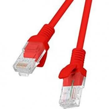 Lanberg PCU5-10CC-0200-R Netzwerkkabel Cat.5E Utp, 0,2 m rot