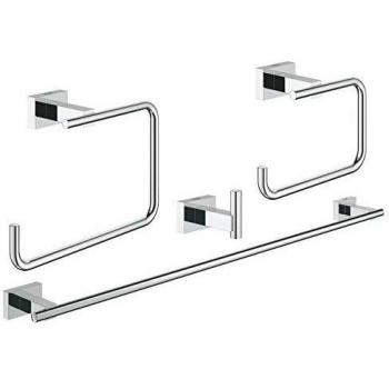 Grohe Essentials Cube 4-Piece Bathroom Accessory Set