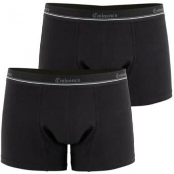 Lot de 2 boxers anti-fuites urinaires Homme Sérénité Heritage noir en coton