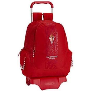 Red Wheeled Backpack – Real Sporting 905, Polyester, 85cm