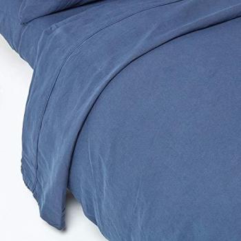 Navy Blue Double Linen Bedding
