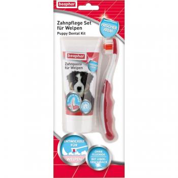 Juego Completo de Cuidado Dental Beaphar para Cachorros – 1 Unidad