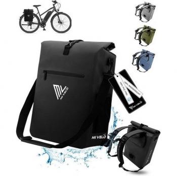MIVELO Fahrradrucksack 3‑in‑1: Umhängetasche & Gepäckträger-Tasche