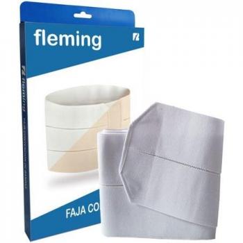 Fleming Cinta Elástica com Velcro Branca Tamanho Único 2 Unidades