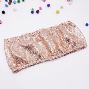 Wedding Chair Decoration Sequin Sashes