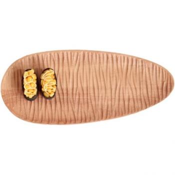 Leaf Design Wooden Storage Tray